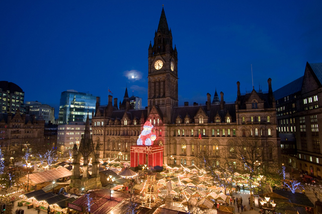 mercado de navidad de Manchester