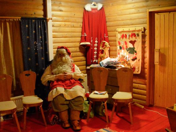 visita a la casa de papa noen en laponia