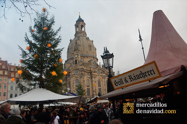 mercadillo de navidad de frauenkirche en dresden