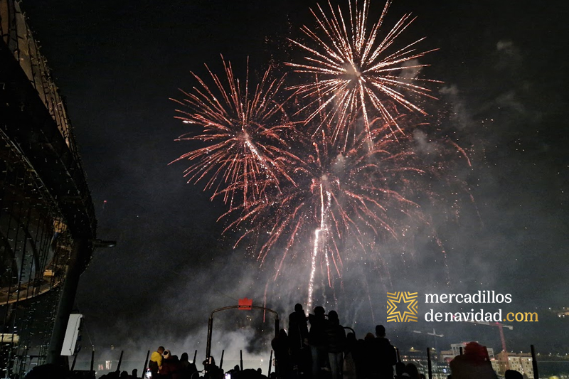fuegos artificiales andorra la vella nadal