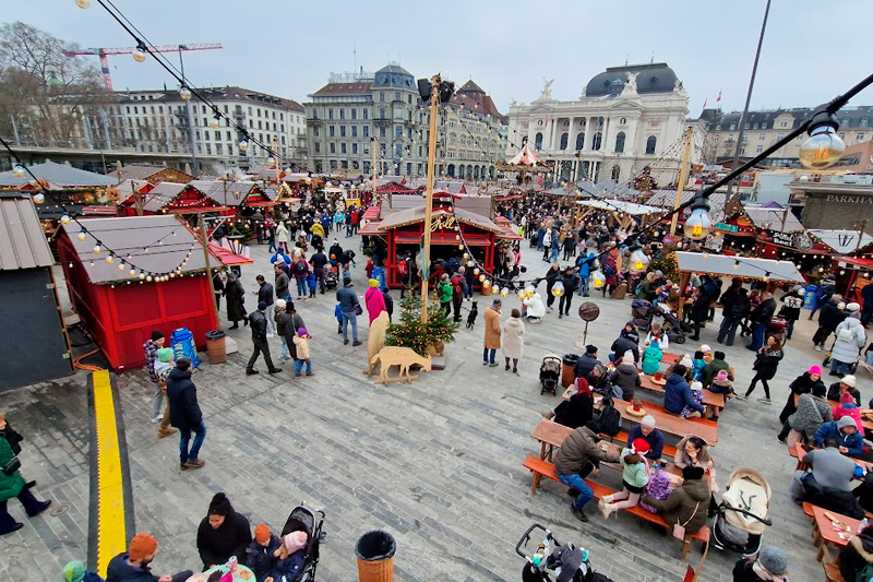 mercadillos de navidad de zúrich