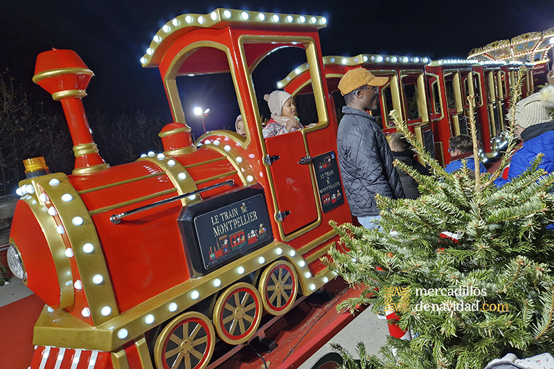 tren navideño montpellier
